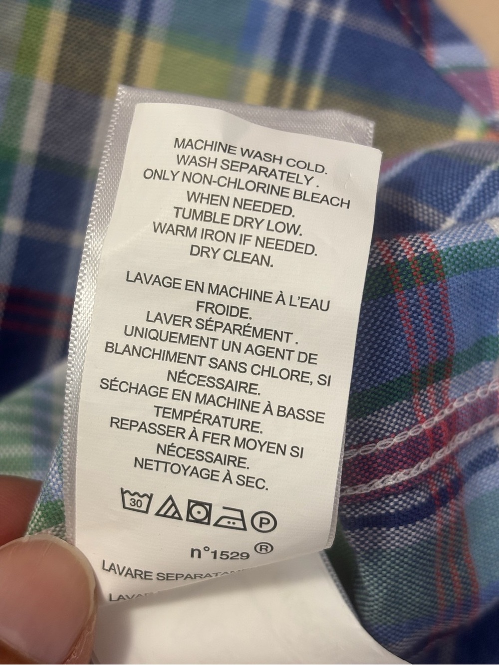 Polo Ralph Lauren Multicolor Plaid Short-Sleeve Button-Down Shirt Size Large - Picture 5 of 7